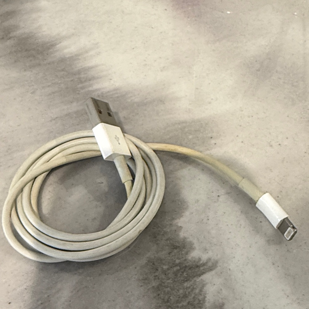 Apple White USB to Lightning Cable